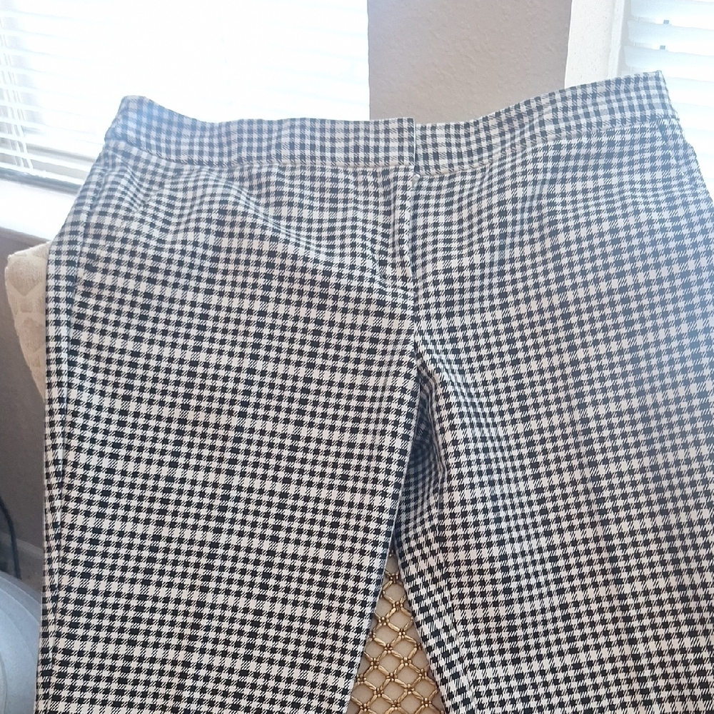Black and White Checkered Pants